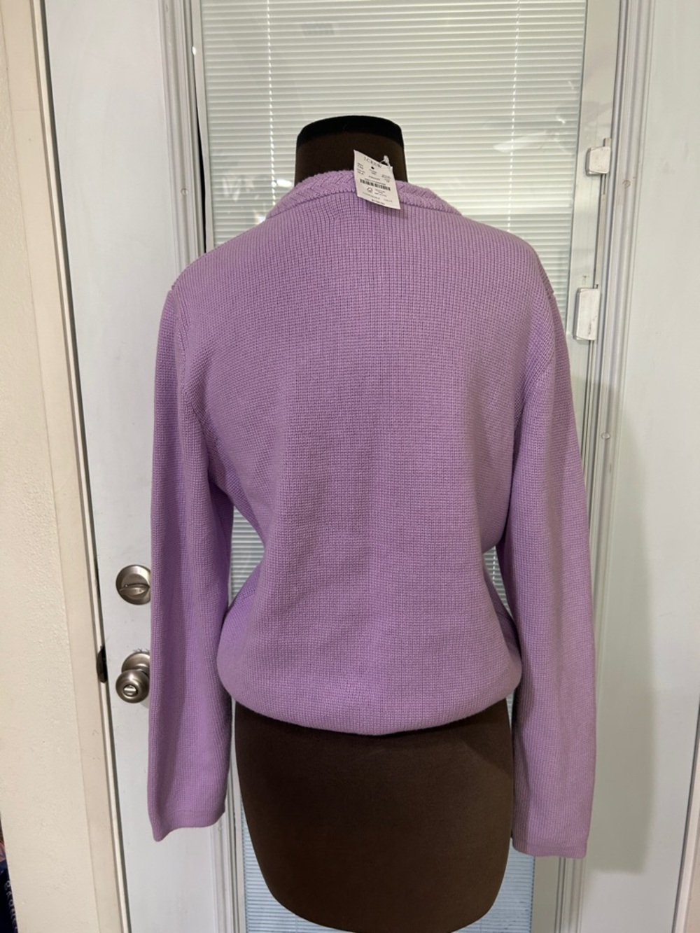 J. Crew Purple Lady Jacket/cardigan size M   NWT - Picture 3 of 5